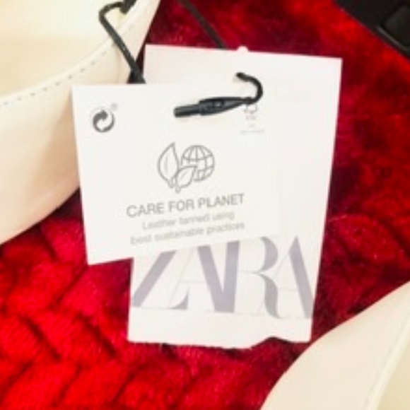 ZARA LEATHER Tie Up Shoes, 40, NWT - Picture 3 of 6